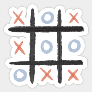 xoxo tic tac game Sticker